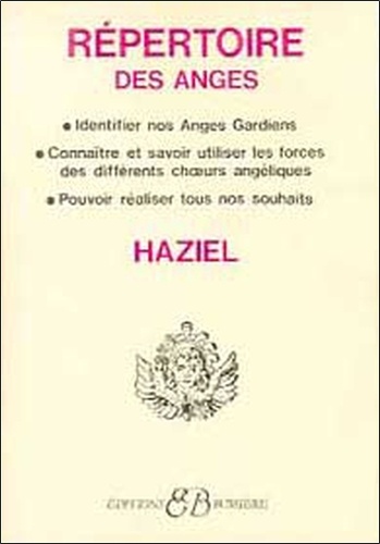 Répertoire des anges... de Haziel - Livre - Decitre