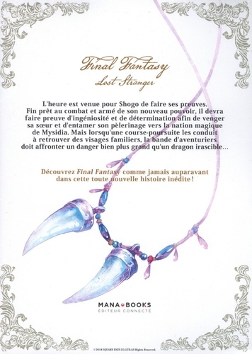 Final Fantasy Lost Stranger  Pack en 2 volumes : Tomes 1 et 2. Dont 1 tome offert