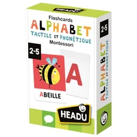 Flashcards Alphabet Montessori - Tactile et phonétique