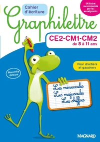 Cahier d'écriture Graphilettre CE2-CM1-CM2 de 8 à 11 ans