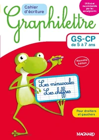 Cahier d'écriture Graphilettre GS-CP de 5 à 7 ans