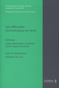 Les difficultés économiques en droit