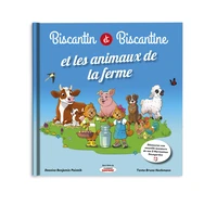 Biscantin et Biscantine avec les animaux de la ferme