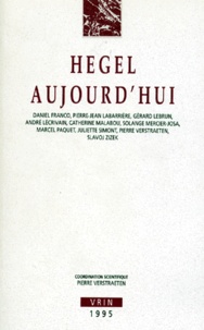 Pierre Verstraeten - Hegel aujourd'hui.