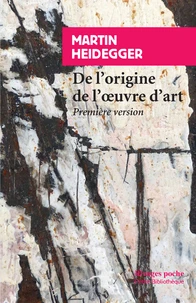 De l'origine de l'oeuvre d'art