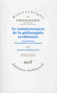 Le commencement de la philosophie occidentale