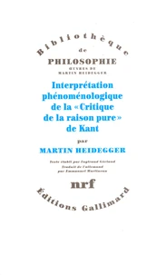 Oeuvres de Martin Heidegger. Section II, cours 1923-1944 Tome 1