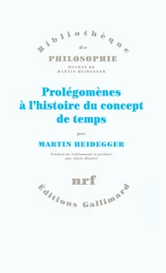 Prolégomènes à l'histoire du concept de temps