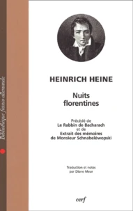 Nuits Florentines Precede De Le Rabbin De Bacharach Et De Extrait Des Memoires De Monsieur Schnabelewopski