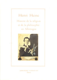 Sur l'histoire de la religion et de la philosophie en Allemagne