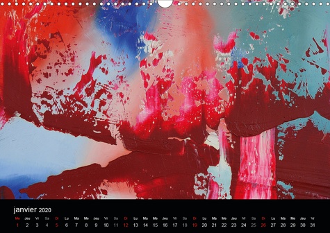 CALVENDO Art  Jeux de couleurs (Calendrier mural 2020 DIN A3 horizontal). Art abstrait multicolore (Calendrier mensuel, 14 Pages )