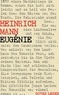 Heinrich Mann - Eugénie - oder Die Bürgerzeit.