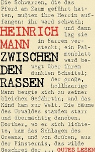 Heinrich Mann - Zwischen den Rassen.