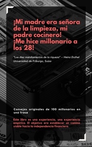 Heinz Duthel - ¡Mi madre era señora de la limpieza, mi padre cocinero! ¡Me hice millonario a los 28! - Consejos originales de 100 millonarios en una frase.