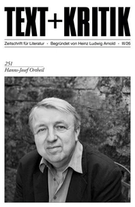 TEXT + KRITIK 251 - Hanns-Josef Ortheil