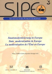 Heinz Schäffer et Julia Iliopoulos-Strangas - La modernisation de l'Etat en Europe.