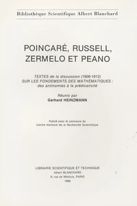 Poincaré, Russell, Zermelo et Peano