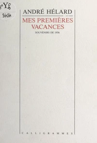Mes premières vacances