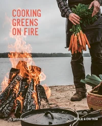 Cooking greens on fire