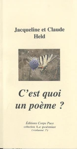 C'est quoi un poème ?