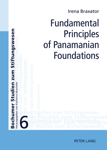 Helena Manzione-braxator - Fundamental Principles of Panamanian Foundations.