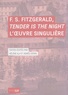 Hélène Aji et Agnès Derail - F. S. Fitzgerald, Tender Is the Night - L'oeuvre singulière.