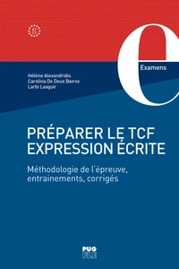 Préparer le TCF - Expression écrite