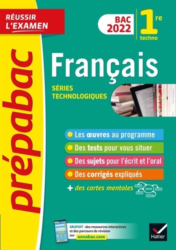 Français 1re techno  Edition 2022