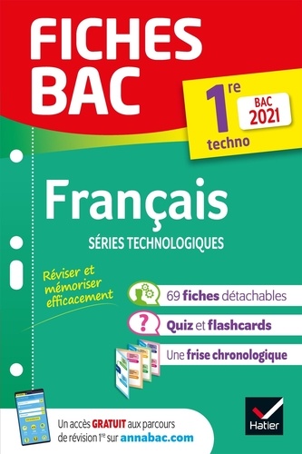 Français séries technologique 1re  Edition 2021