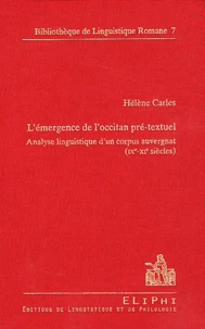 L'émergence de l'occitan pré-textuel