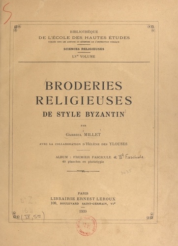 Broderies religieuses de style byzantin