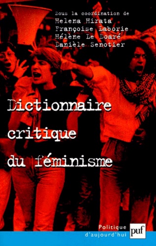 Dictionnaire Critique Du Feminisme De Helene Le Doare Livre Decitre