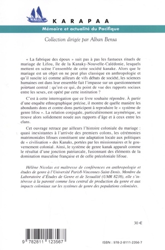 La fabrique des époux à Lifou en Kanaky (Nouvelle-Calédonie)