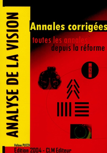 Hélène Puech - Analyse de la vision - Annales corrigées.