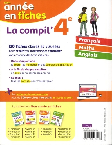 La Compil' 4e. Français, maths, anglais