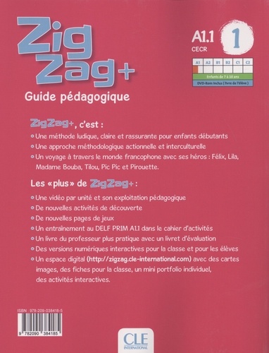 Zigzag+ 1 A1.1. Guide pédagogique