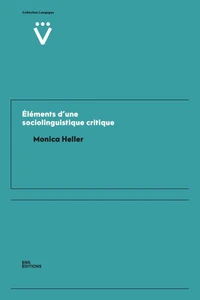 Elements d'une sociolinguistique critique