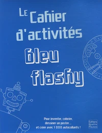 Cahier d'activités bleu flashy