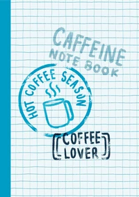 Carnet caféine bleu
