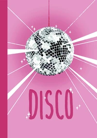 Carnet disco rose pale