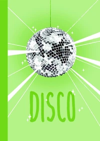 Carnet disco vert