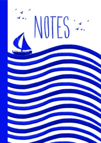 Carnet Marinière Bleu marin