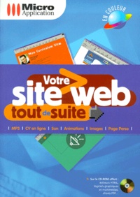 Helma Spona - Votre Site Web Tout De Suite. Avec Cd-Rom.