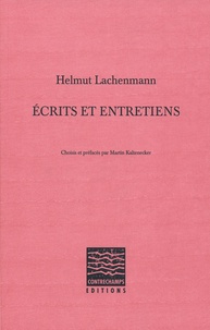 Helmut Lachenmann - Ecrits et entretiens.