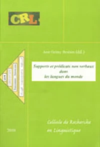Supports et prédicats non verbaux dans les langues du monde