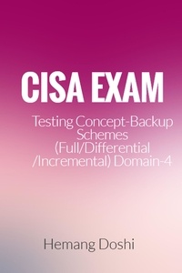  Hemang Doshi - CISA Exam-Testing Concept-Backup Schemes (Full/Differential/Incremental) (Domain-4).