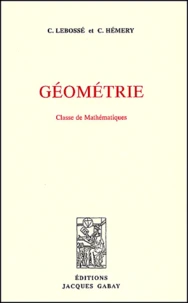 Geometrie. Classe De Mathematiques, Programmes De 1945