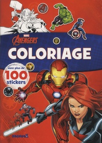  Hemma - Coloriage Marvel Avengers - Avec plus de 100 stickers.