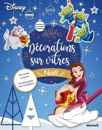  Hemma et  Disney - Décorations sur vitres Noël - Des scènes à colorier + Des décorations pour tes fenêtres.