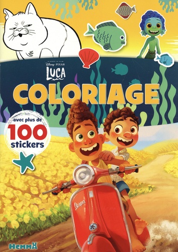 Disney Pixar Luca. Avec plus de 100 stickers